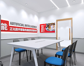 小新与小华机器人编程场馆图